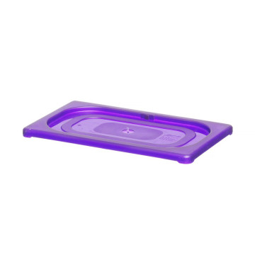 Lokk til GN-beholdere lilla, HENDI, GN 1/4, lilla, 265x162mm