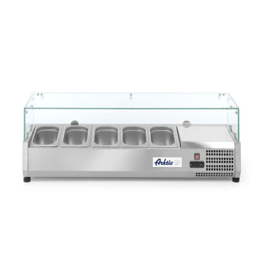GARNITYRKJØLER GN 1/4, Arktic, 5x GN 1/4, 230V/180W, 1205x335x(H)460mm