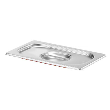 Lokk til GN-beholdere med silikonkant, HENDI, Profi Line, GN 1/4, 265x162mm