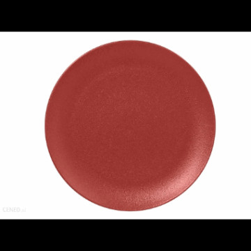 Neofusion tallerken uten fane 15cm. rød