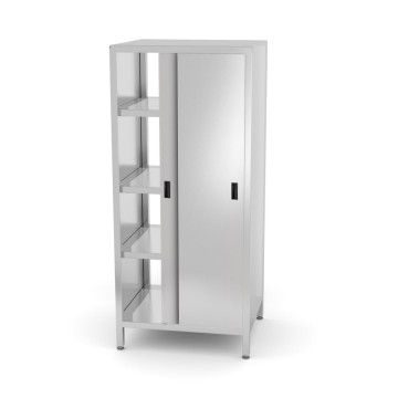 Gjennomgangsskap med skyvedører – boltet, HENDI, Kitchen Line, 800x700x(H)1800mm
